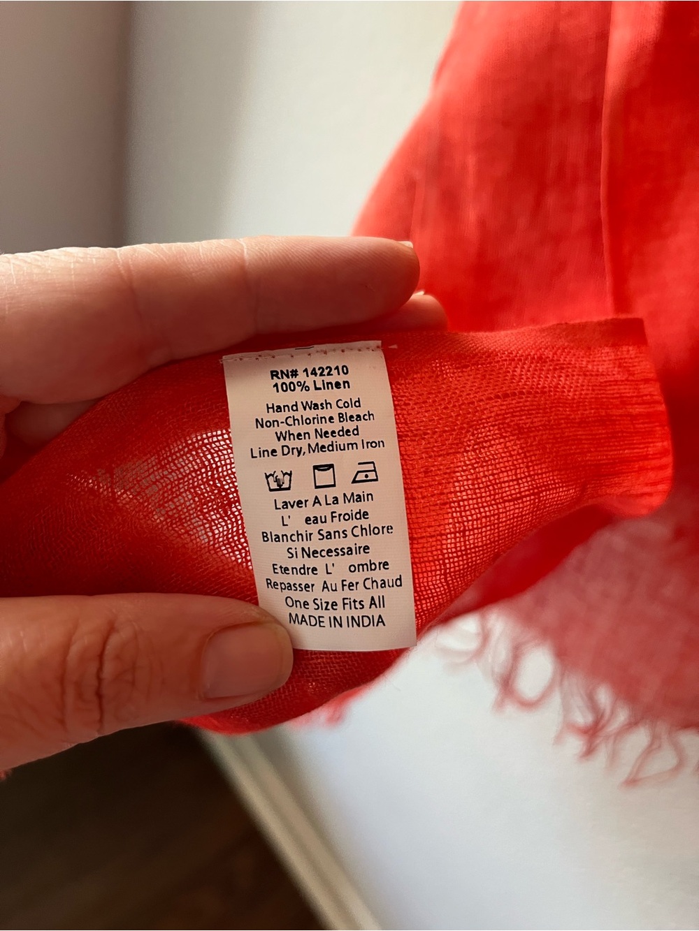 WNOT Mersea Hermosa 3-Way Linen Wrap - Picture 7 of 12